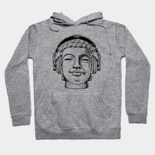 Buddha with Headphones Hoodie